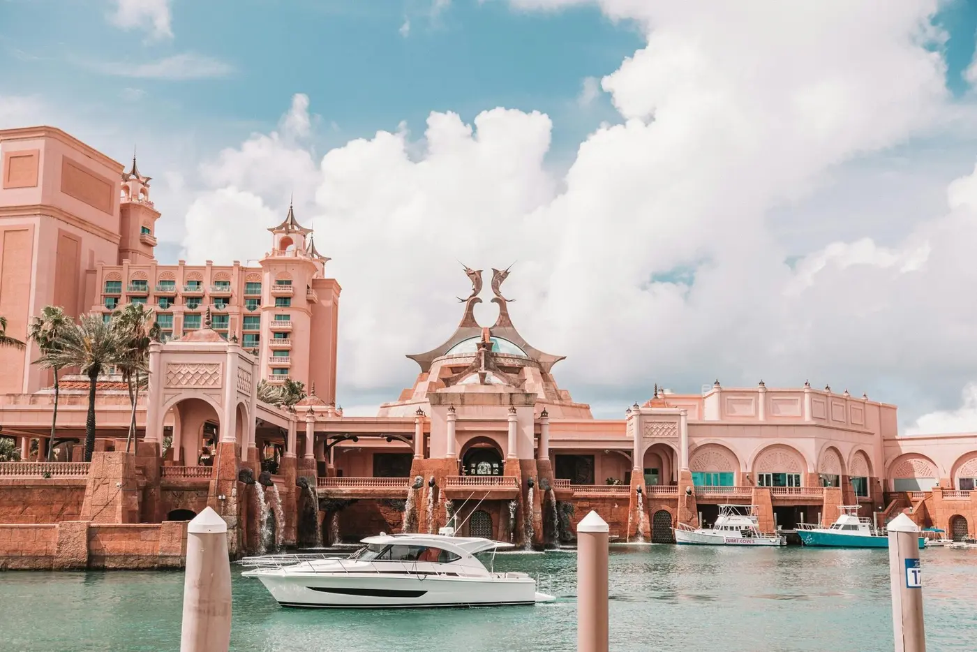 Atlantis marina on Paradise Island